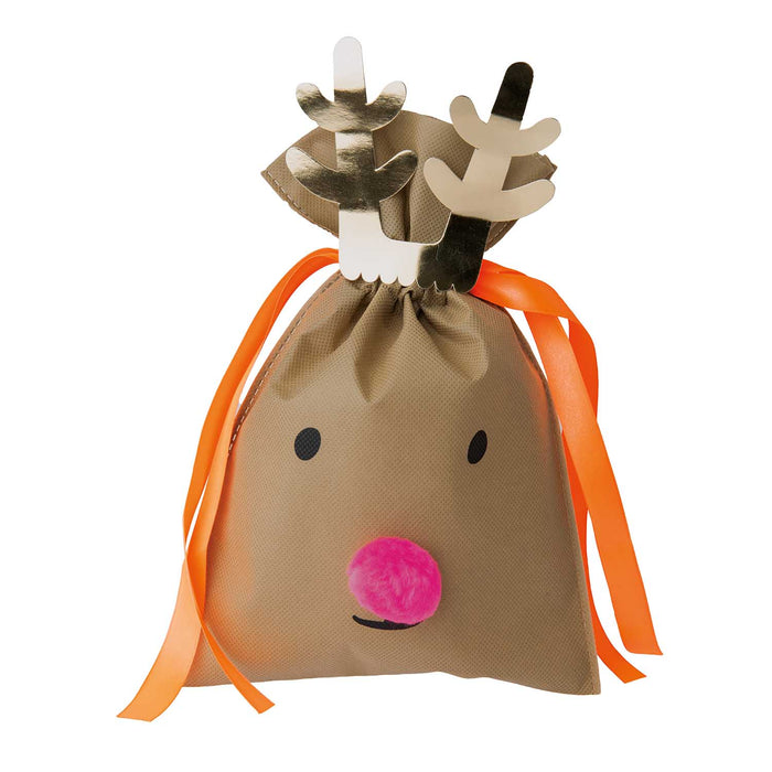 Present Bag Reindeer 20 x 30cm