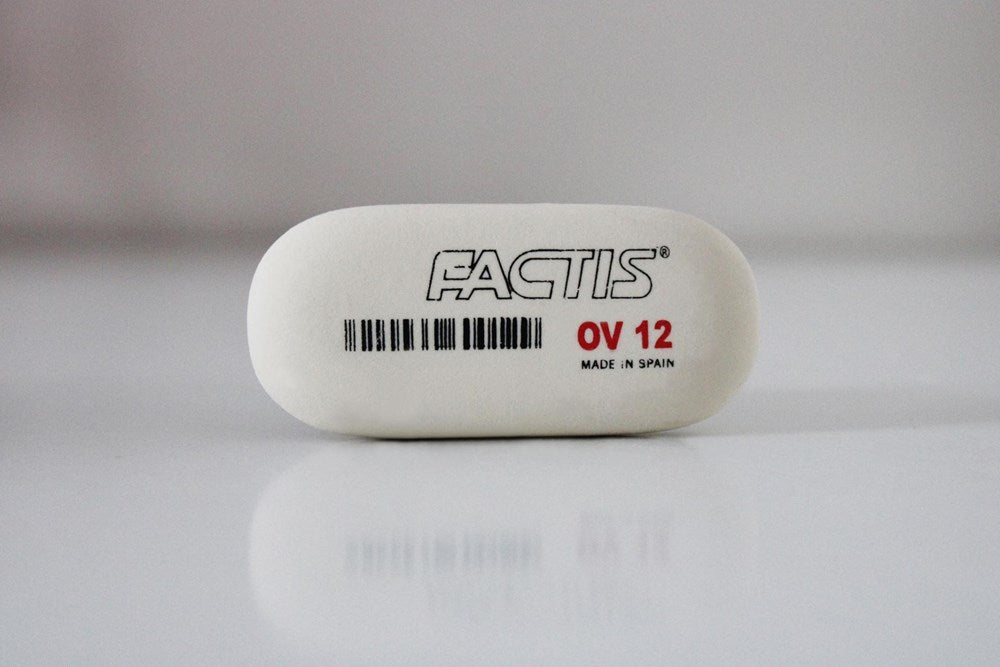 FACTIS OV12 Oval Soft Plastic Eraser