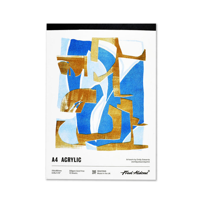 Fred Aldous Acrylic Pad A4 330gsm