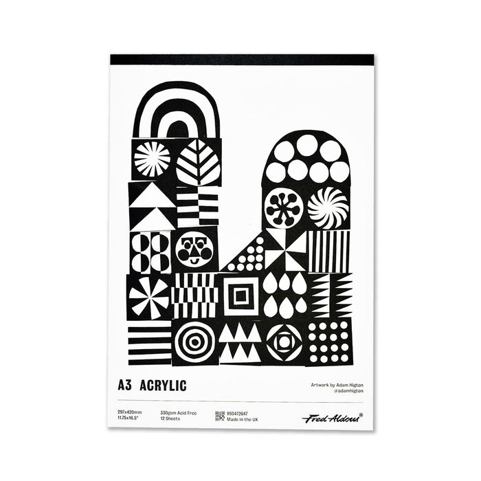 Fred Aldous Acrylic Pad A3 330gsm