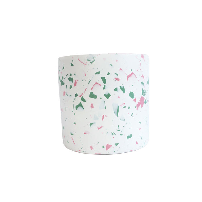 Pink & Green Terazzo Plant Pot