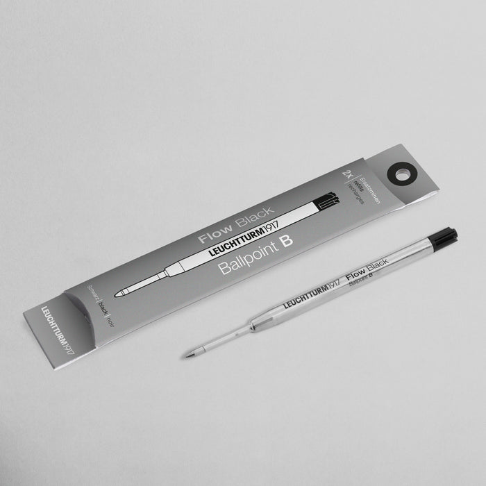 Leuchtturm1917 - Black - Refill double pack for Drehgriffel Nr. 1 Ballpoint -  B