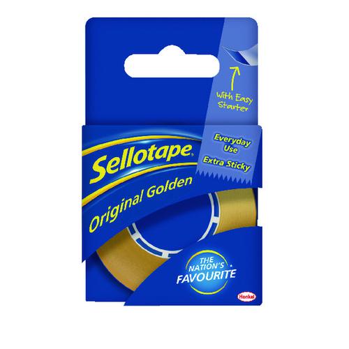 Sellotape Original Golden 18mm x 25M