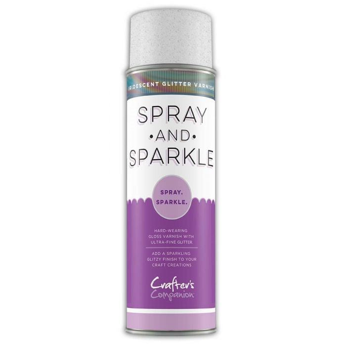 Spray and Sparkle Iridescent Glitter Varnish