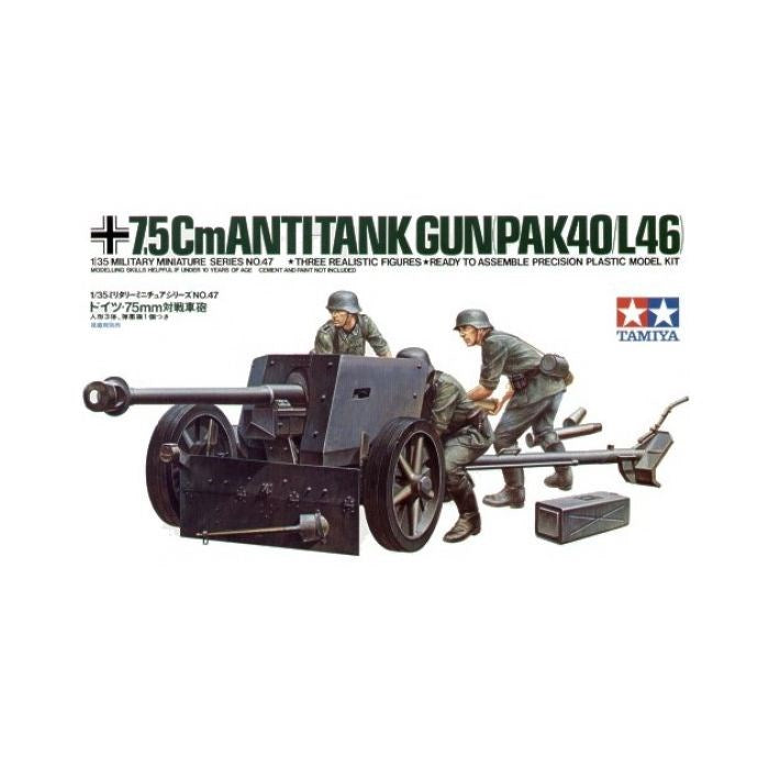 Tamiya 7.5cm Anti-Tank Gun (PAK40/L46)