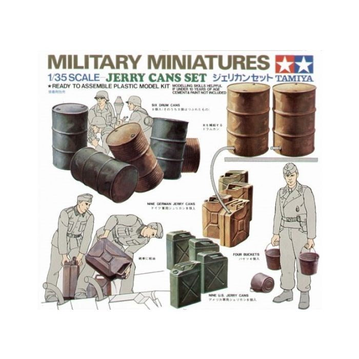 Tamiya Military Jerry Cans Set