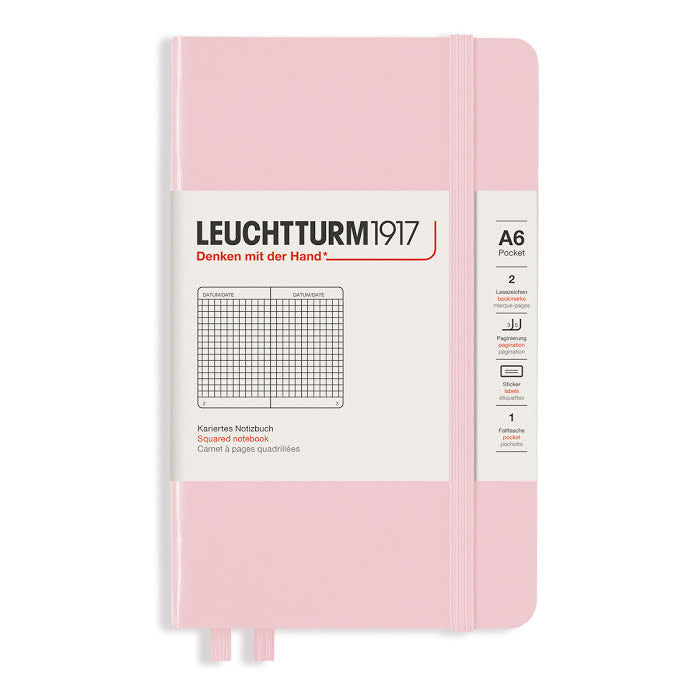 Leuchtturm Notebook Pocket (A6), Hardcover Squared