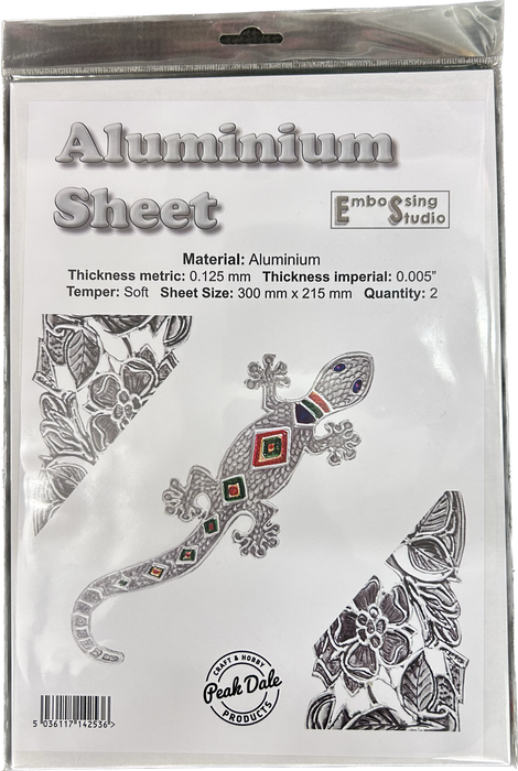 Aluminium Foil Pack Medium 0.125mm 2 sheet