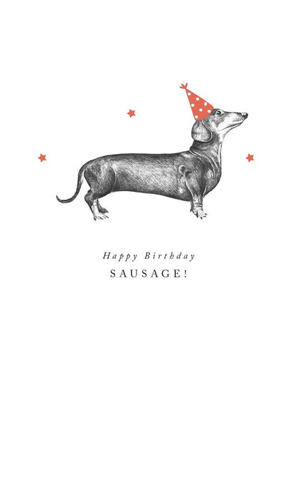 Happy Birthday Sausage Card
