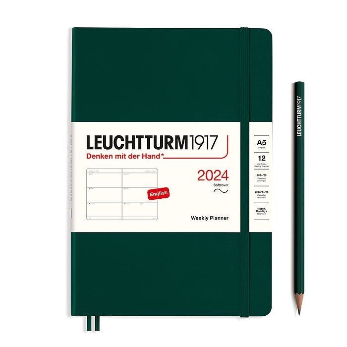 Leuchtturm 1917 Weekly Planner 2024 Softcover - A5