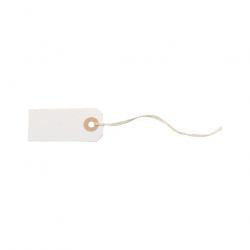 White Strung Tags Pack of 75