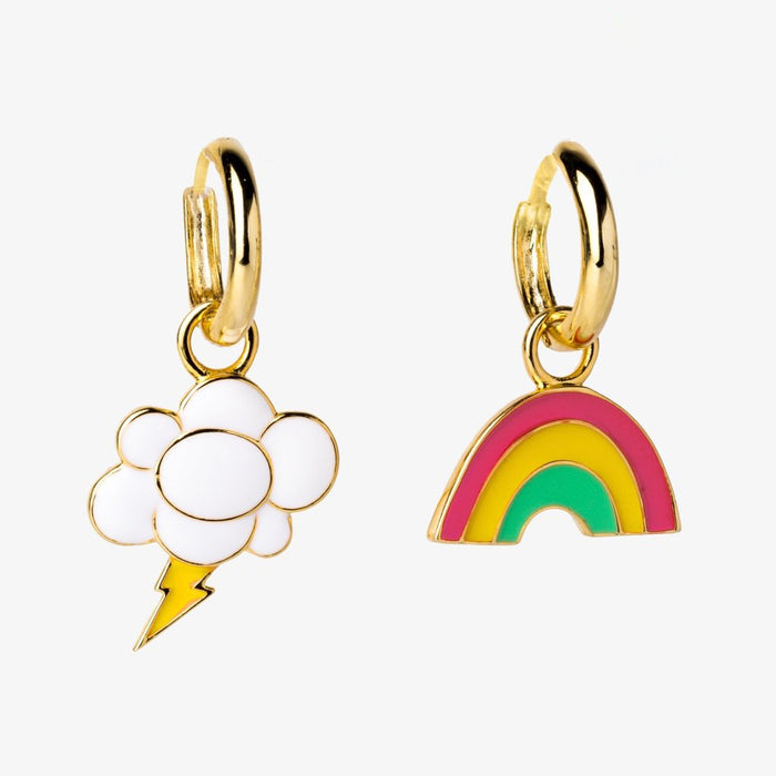YOW: Earrings - Rainbow & Cloud